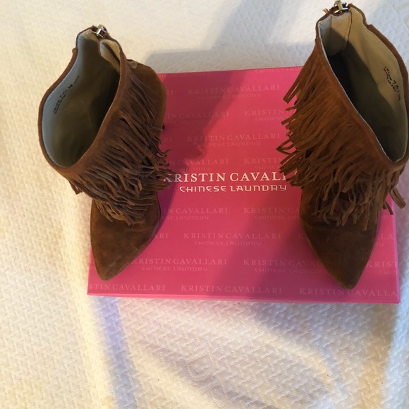 Kristin Cavallari for CL Charm Fringe Bootie - Picture 2 of 6